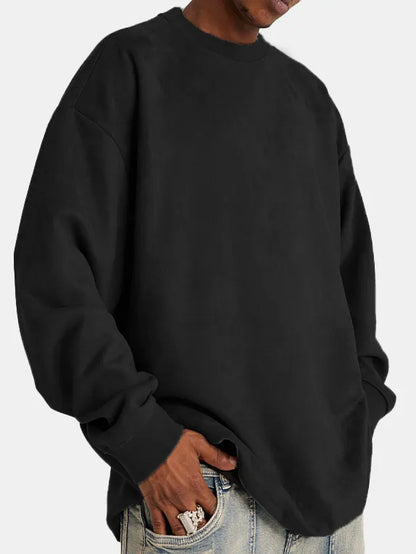 Pull Homme Suédé Classique Élégant