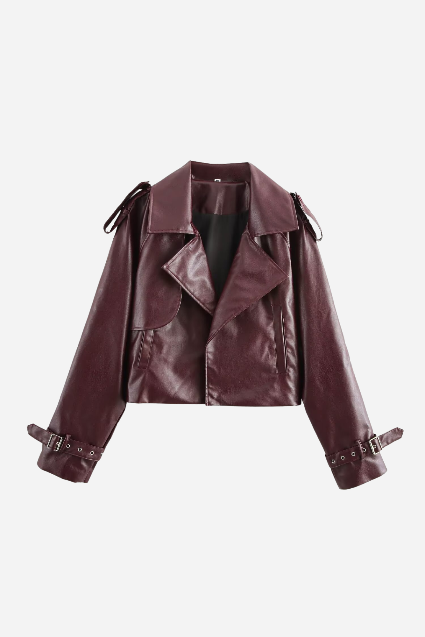 Blouson en cuir élégant pour femme Confortable