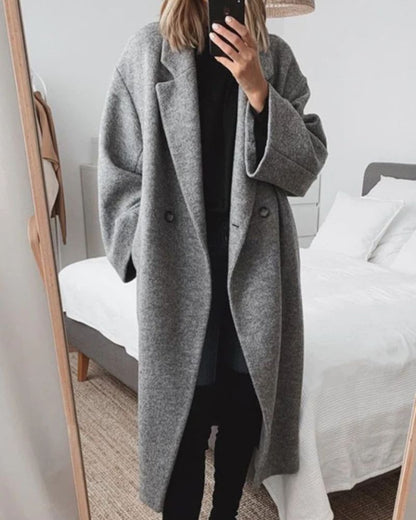 Robe d'hiver chaude | Long manteau élégant pour femme