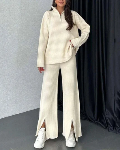 Ensemble tricoté moderne pour femme
