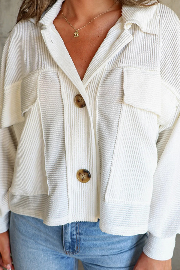 Eleganter Trenchcoat Streifen Mustermantel - IdealeKleiden
