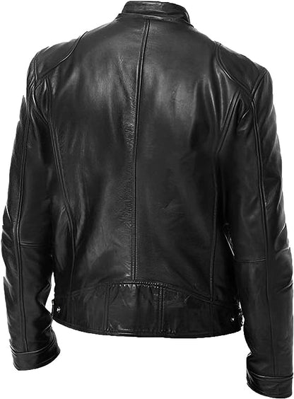 Lederjacke Herren Elegant Style - IdealeKleiden