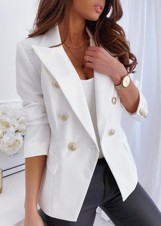 Blazers croisés pour femme Cintrés Élégants
