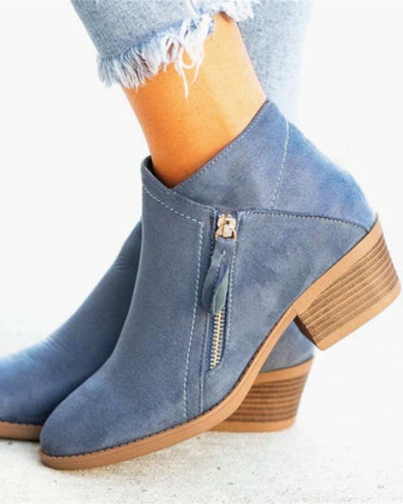 Bottes élégantes | Bottes en cuir sauvages à talons hauts