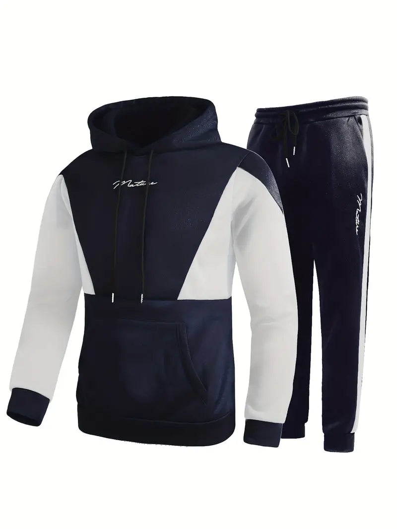 Ensemble pull à capuche décontracté pour homme
