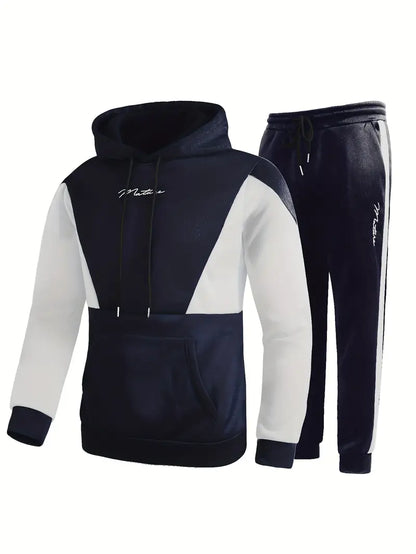Ensemble pull à capuche décontracté pour homme