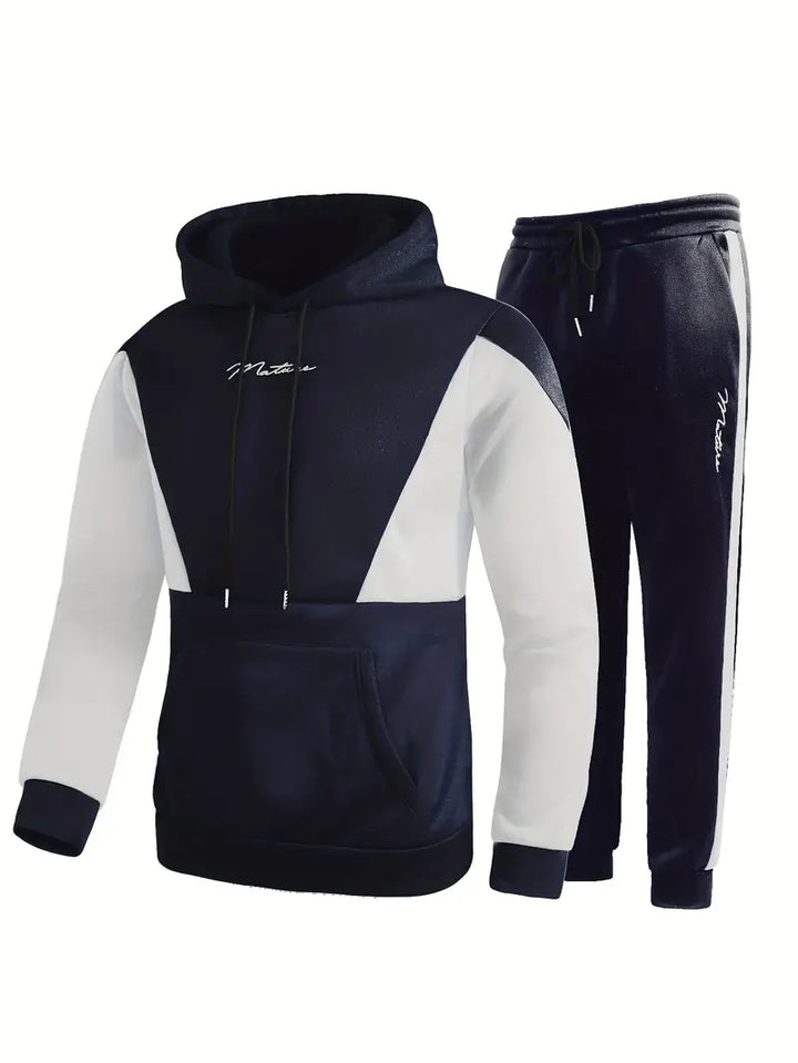 Ensemble pull à capuche décontracté pour homme