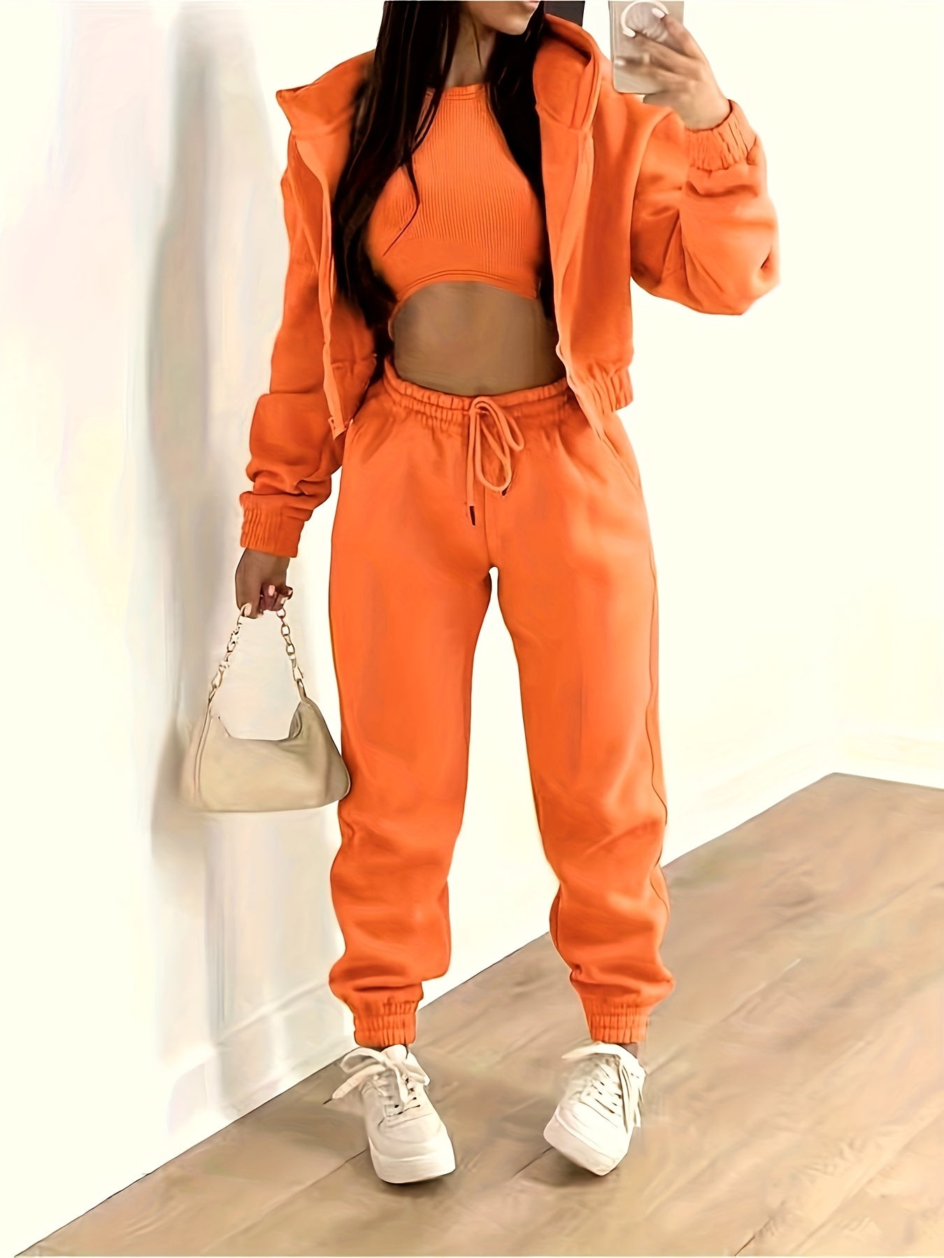 Ensemble de survêtement complet capuche pantalon haut