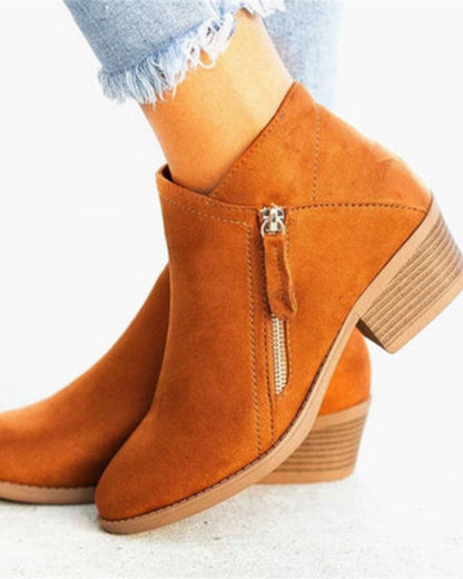Bottes élégantes | Bottes en cuir sauvages à talons hauts
