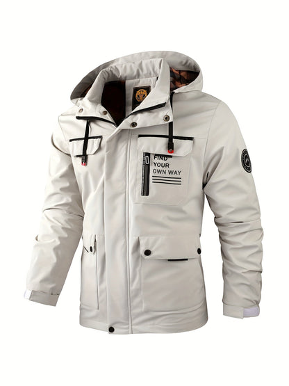 Veste pratique pour homme extérieur capuche