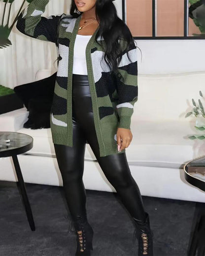 Veste militaire style camouflage tendance