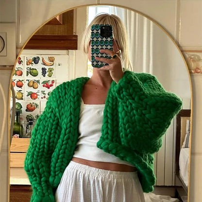 Cardigan en maille classique Simple et élégant