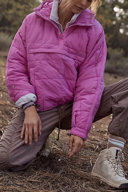 Veste chaude rembourrée Capuche Manches longues