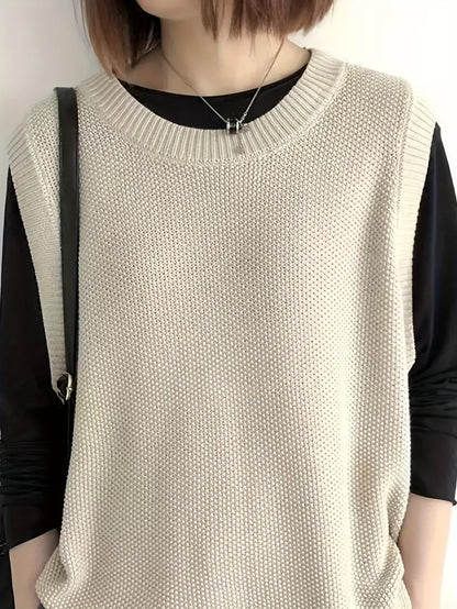 Mia - Pull col rond doux pour femme