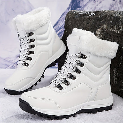 Wanderschuhe Damen Warm Isoliert Waterproof - IdealeKleiden