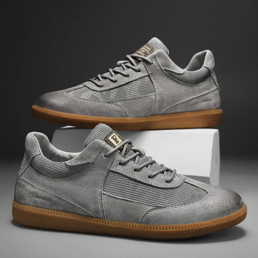 Baskets homme daim lacets modernes légères