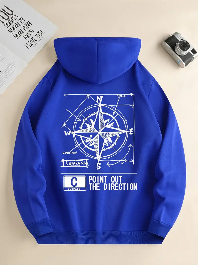 Pull Homme Capuche Sport Imprimé