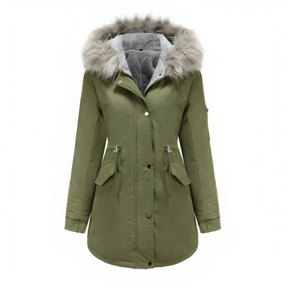 Eco-Parka Femme | Manteau d'hiver végan Écologique Durable