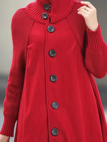 Warmes Winterkleid Große Größen - IdealeKleiden
