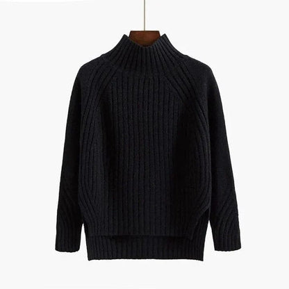Pull col roulé hiver classique intemporel