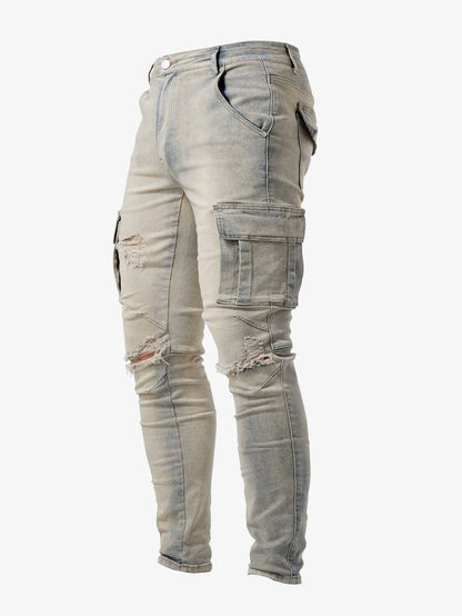 Pantalon cargo slim homme moderne