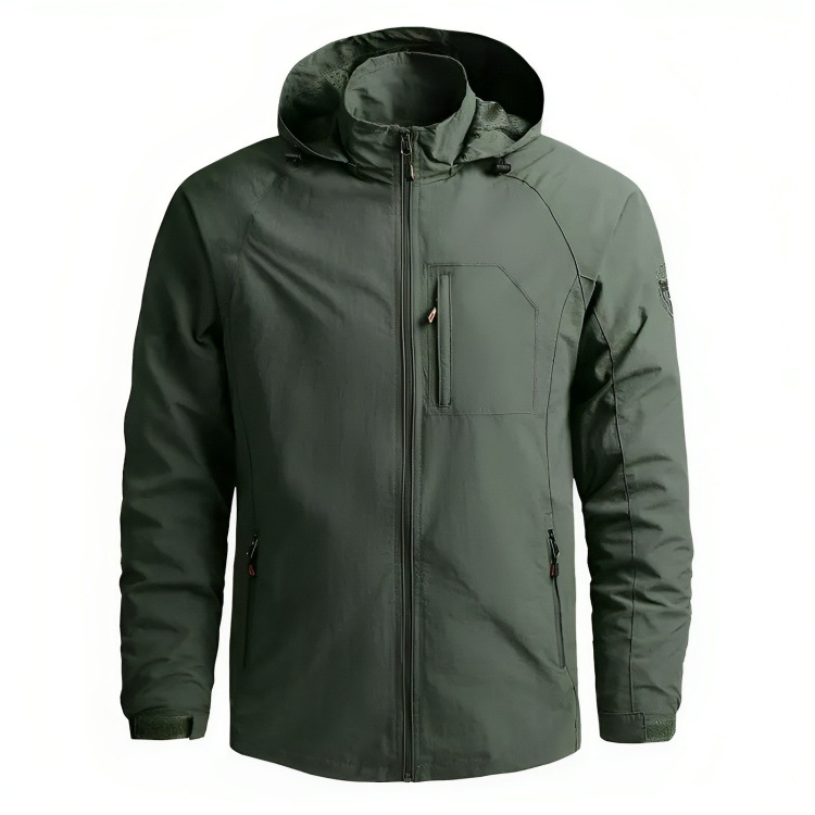 Veste imperméable à capuche coupe-vent pour homme, pour l'extérieur