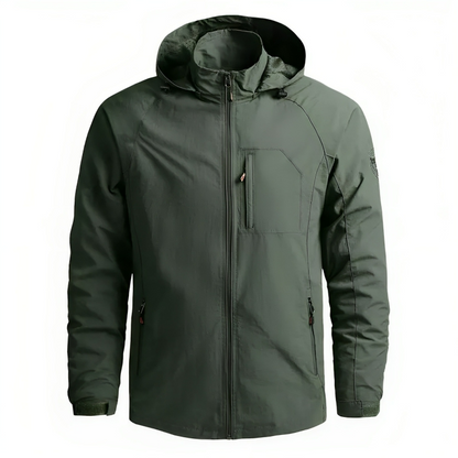 Veste imperméable à capuche coupe-vent pour homme, pour l'extérieur