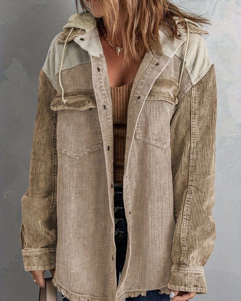 Veste en velours côtelé élégante pour homme