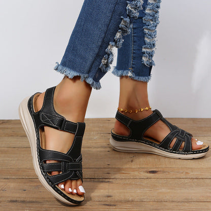 Chaussures scratch confort femme semelle confortable