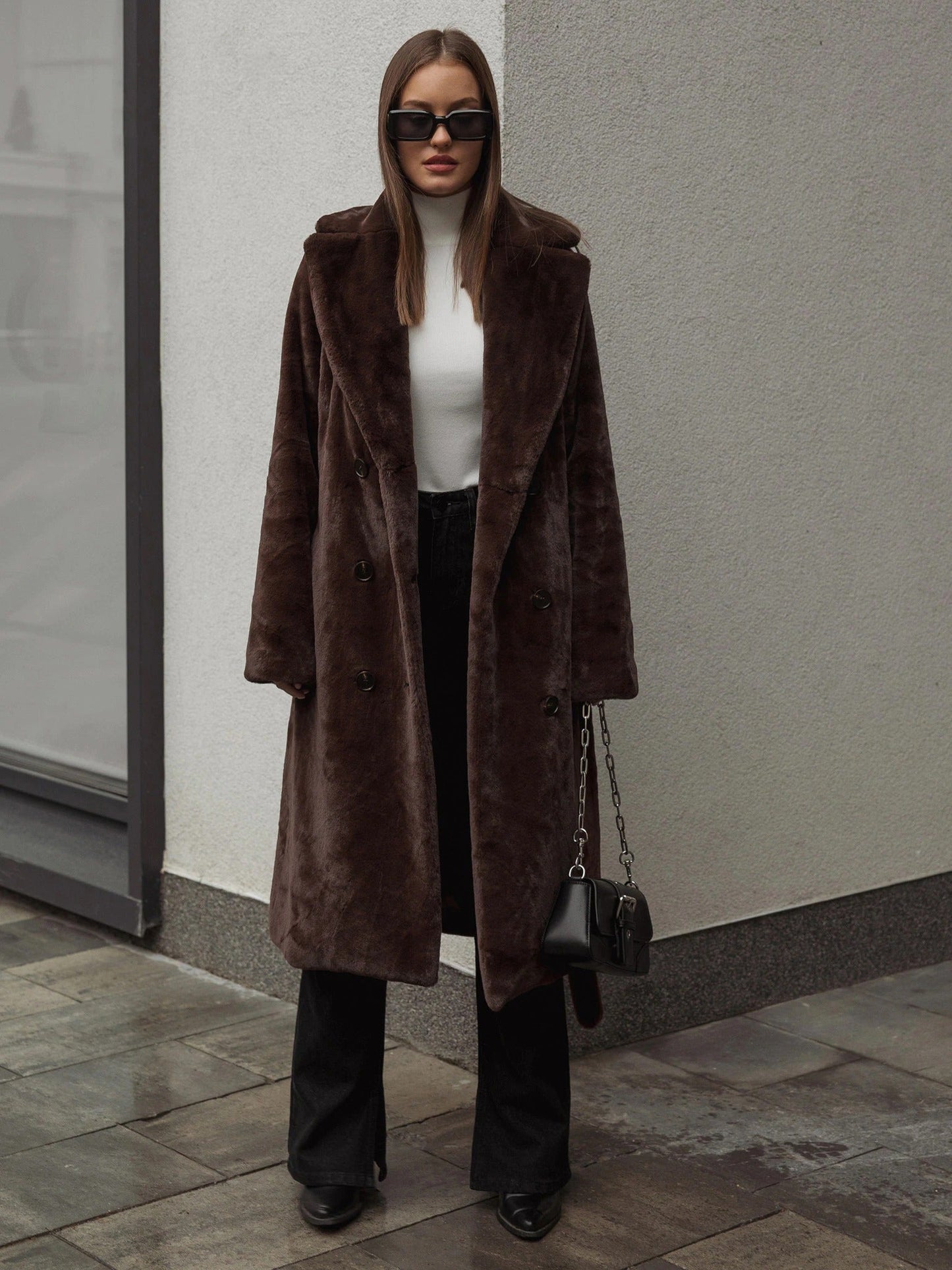 Manteau long élégant pour femme