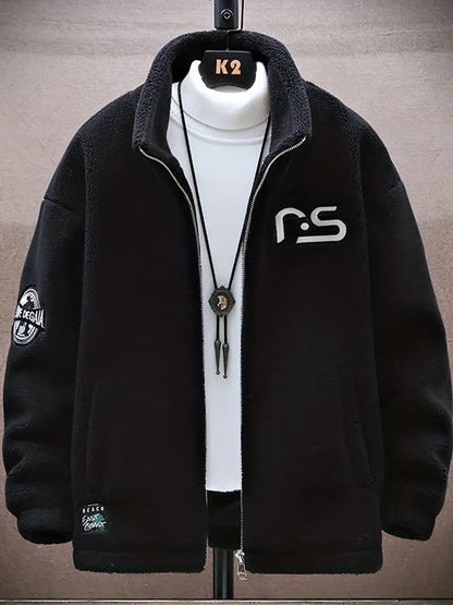 Blouson d'hiver homme chaud et moelleux