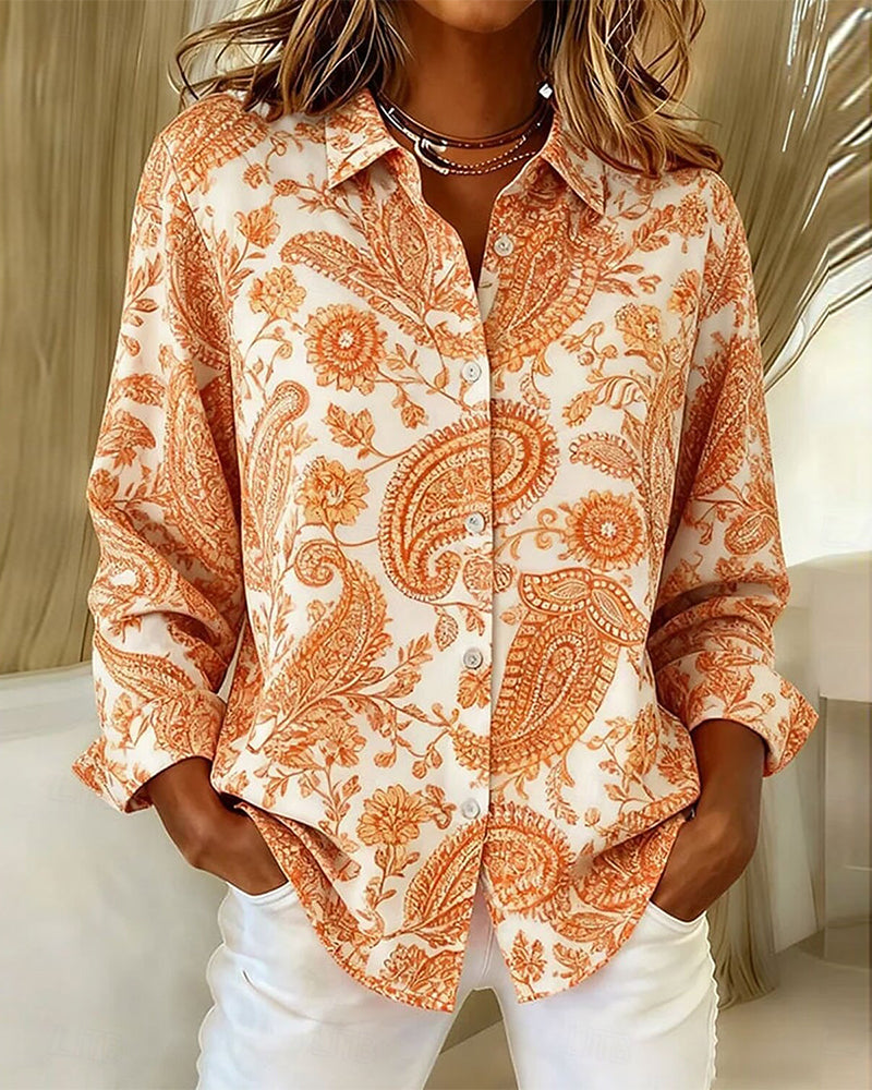 Robe Vintage Imprimée Élégante