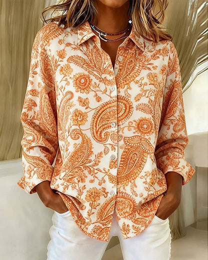 Robe Vintage Imprimée Élégante