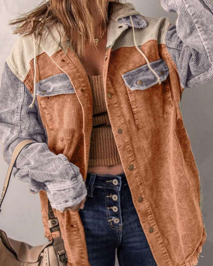 Veste en velours côtelé élégante pour homme