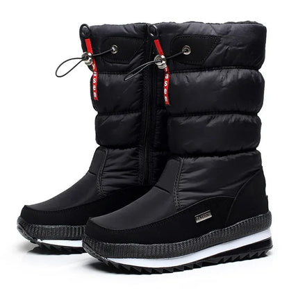 Bottes imperméables fourrées pour femme
