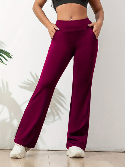 Pantalon de sport évasé confortable