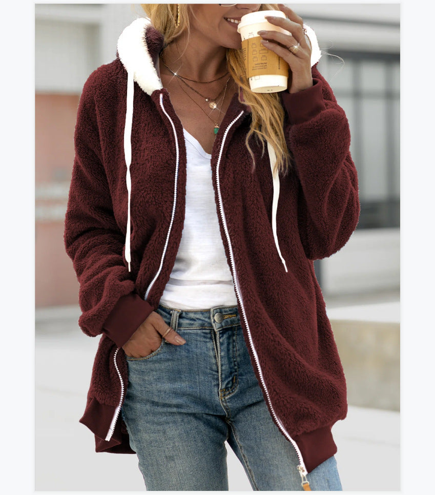 Fiona - Weiche Damen Winterjacke - IdealeKleiden