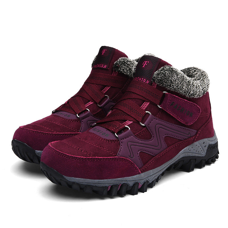 Bottes d'hiver orthopédiques douillettes pour femme