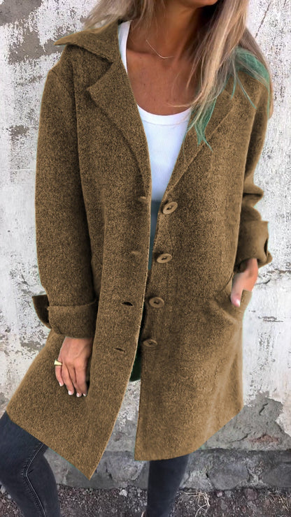 Élégant Manteau Long Femme Stylé