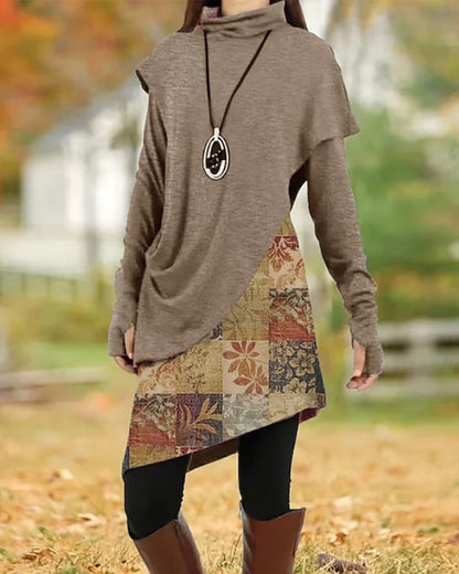 Robe patchwork colorée