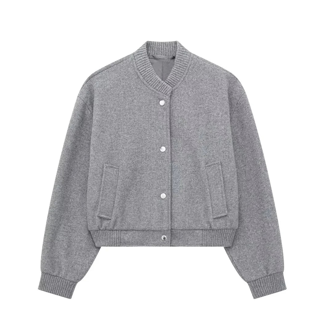 Blouson bomber court femme stylé