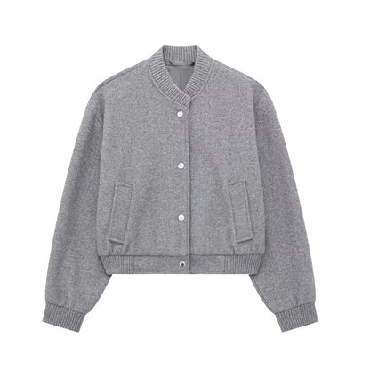 Blouson bomber court femme stylé