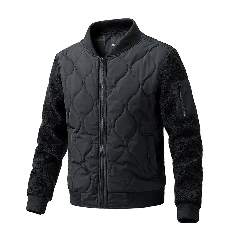Robe d'hiver chaude avec fermeture éclair