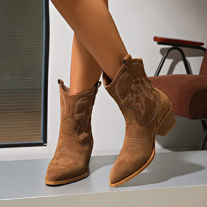 Bottes Western homme style rétro