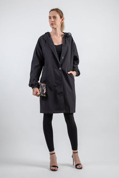 Grand Imperméable Femme Extérieur Imperméable Coupe-vent