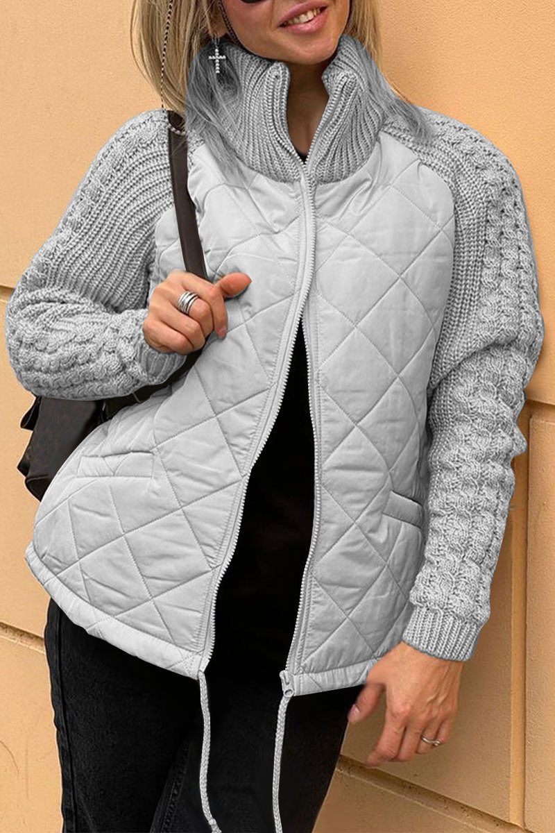 Veste unisexe élégante en tricot uni