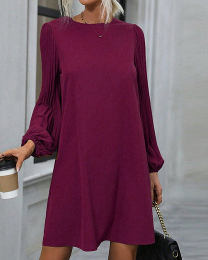 Élégante Robe Femme Unie Chic