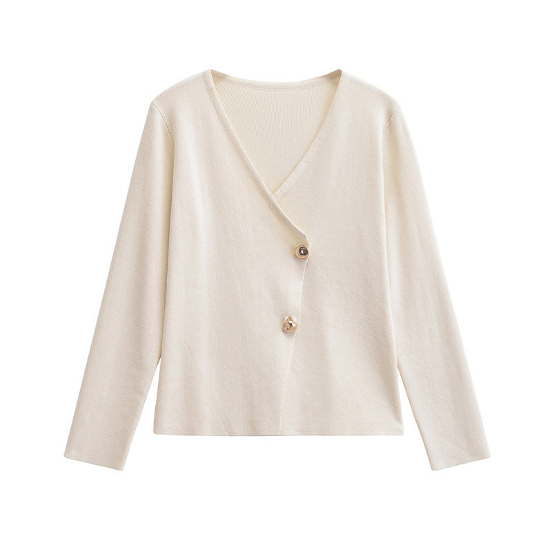 Cardigan stylé asymétrique pour femme