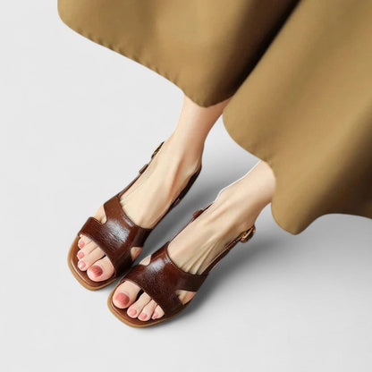 Damen Sandalen Lässig Offene Zehen - IdealeKleiden