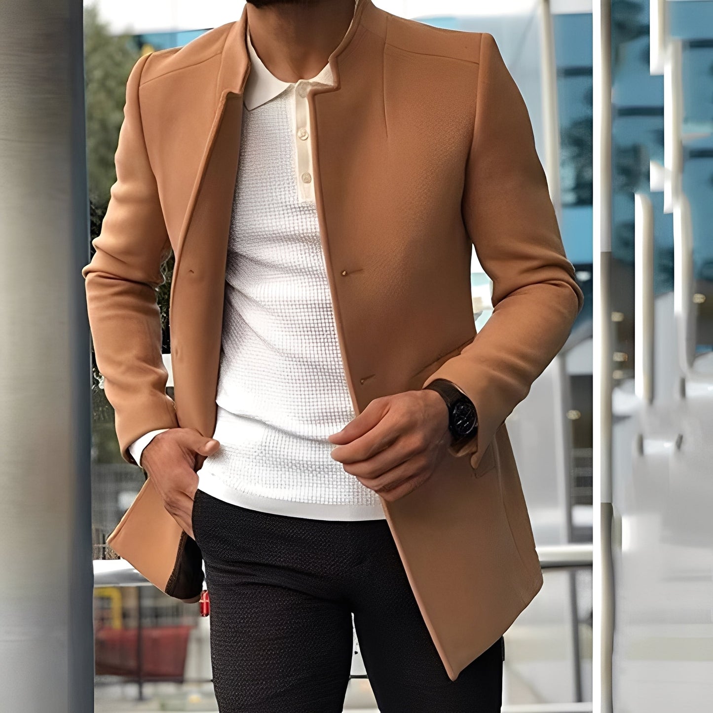 Veste élégante pour homme coupe slim